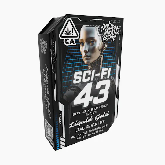 Micro Bar - Micro Bar | Sci-Fi 43 | Liquid Gold Live Resin AIO Disposable | 1g - 1