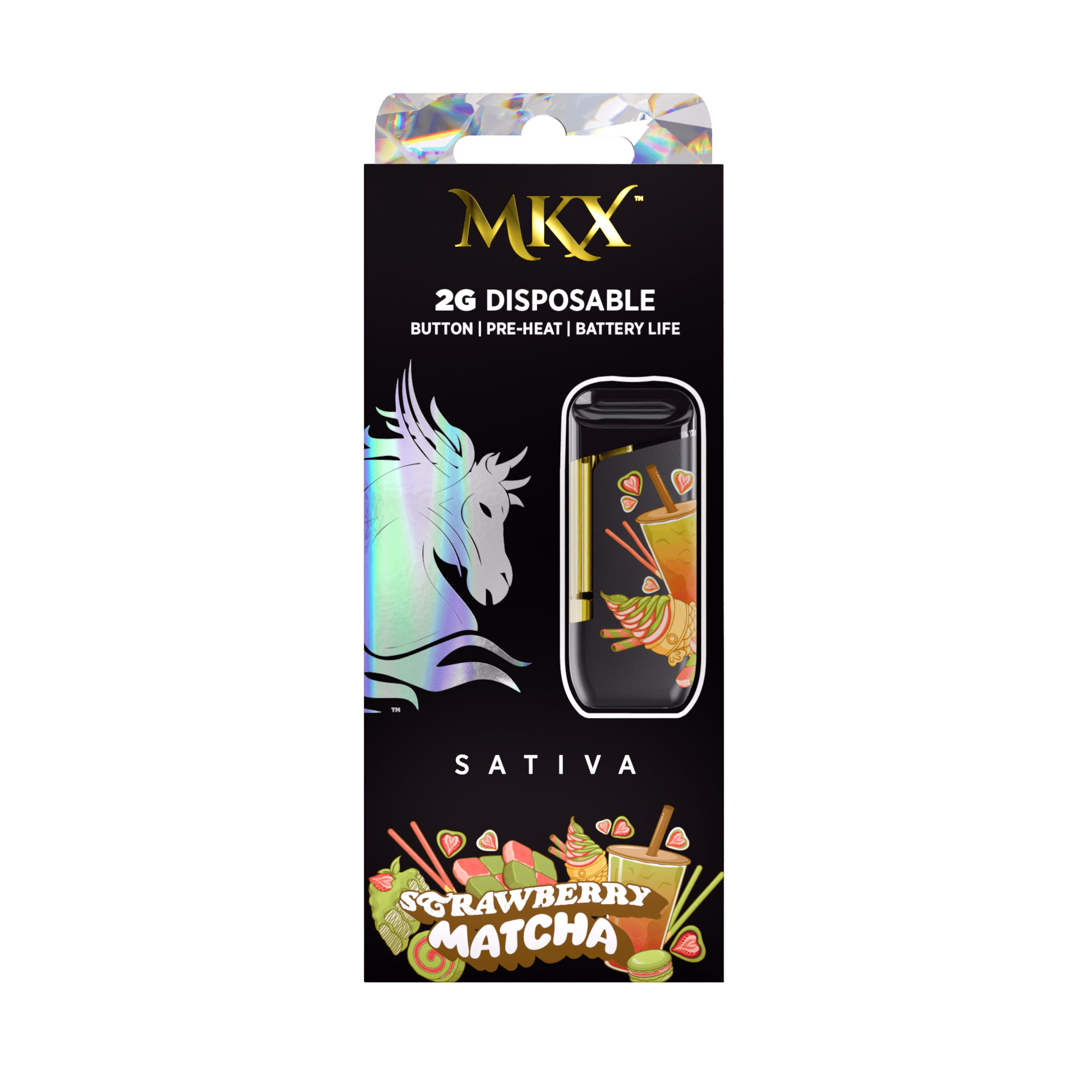 MKX Oil Co - MKX | Strawberry Matcha | 2g | Disposable - 1