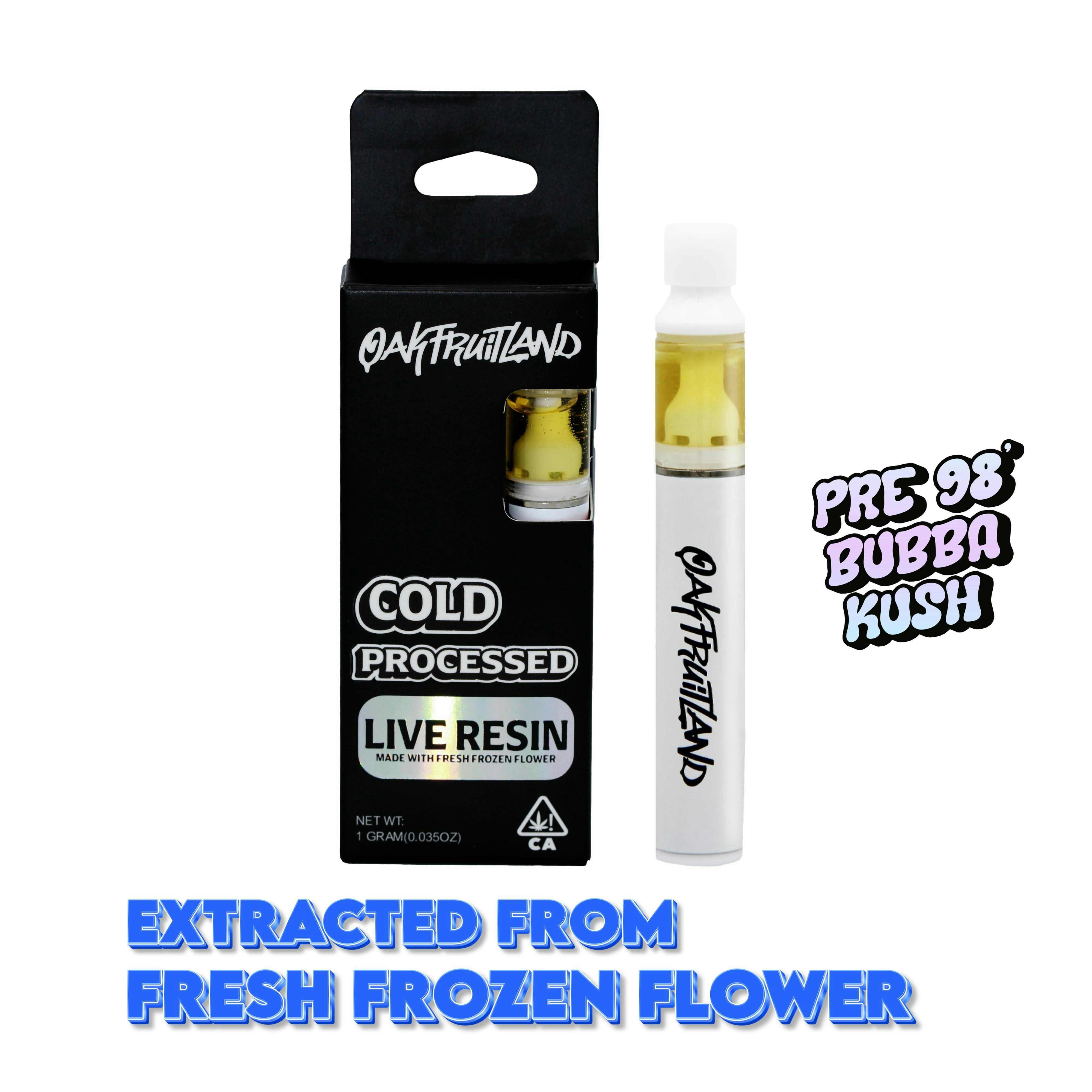 Oakfruitland (OFL) - Pre 98 Bubba Kush | Live Resin Disposable | 1g - 1