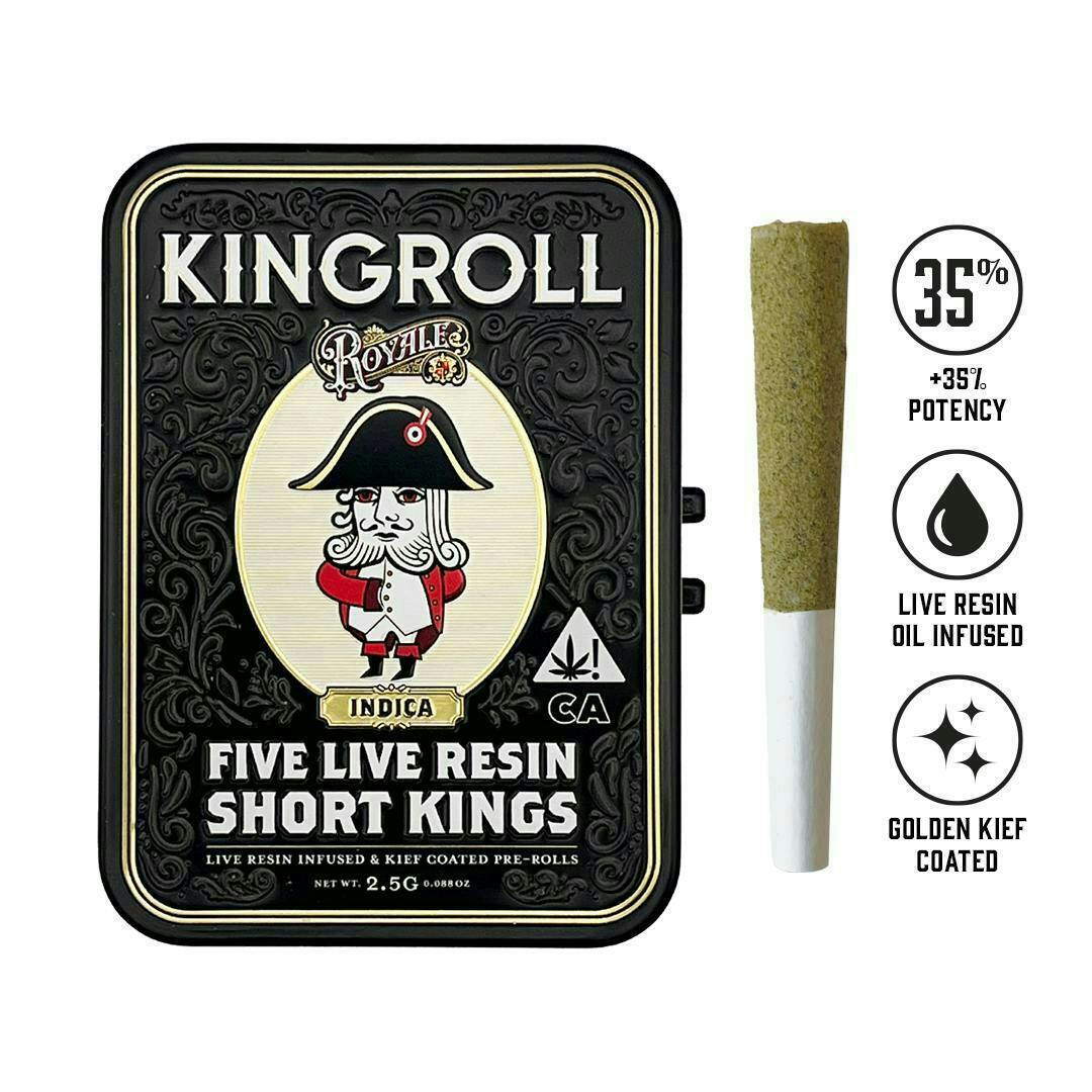 Kingroll - Kingroll Royale | Appleberry | Infused Joints | 0.5g each | 5pk - 1