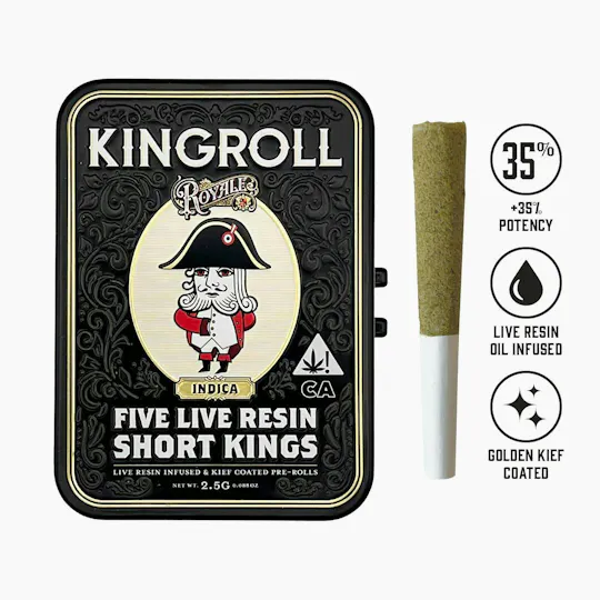 Kingroll - Kingroll Royale | Appleberry | Infused Joints | 0.5g each | 5pk - 1