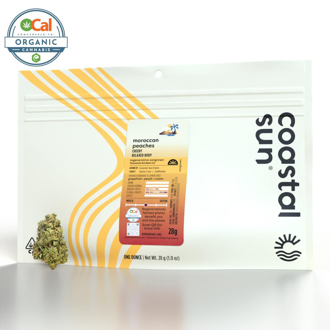 Coastal Sun - Coastal Sun | Moroccan Peaches | Sungrown Flower | 28g - 1