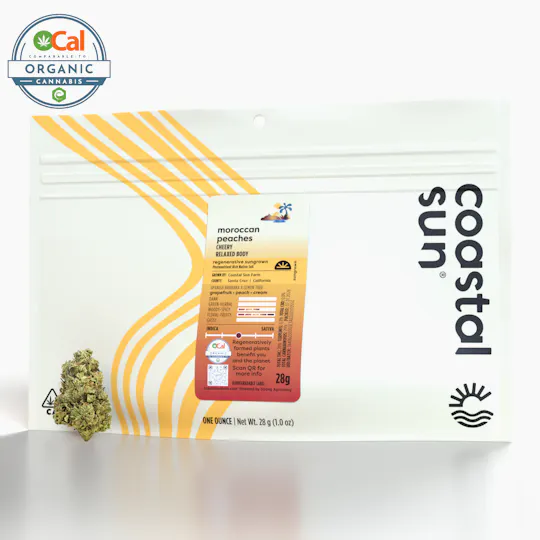 Coastal Sun - Coastal Sun | Moroccan Peaches | Sungrown Flower | 28g - 1