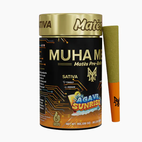 Muha Meds - Agave Sunrise | Infused Joints | 0.6g each | 5pk - 1