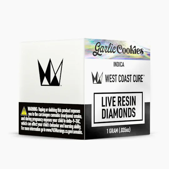 West Coast Cure - Garlic Cookies Live Resin Diamonds - 1