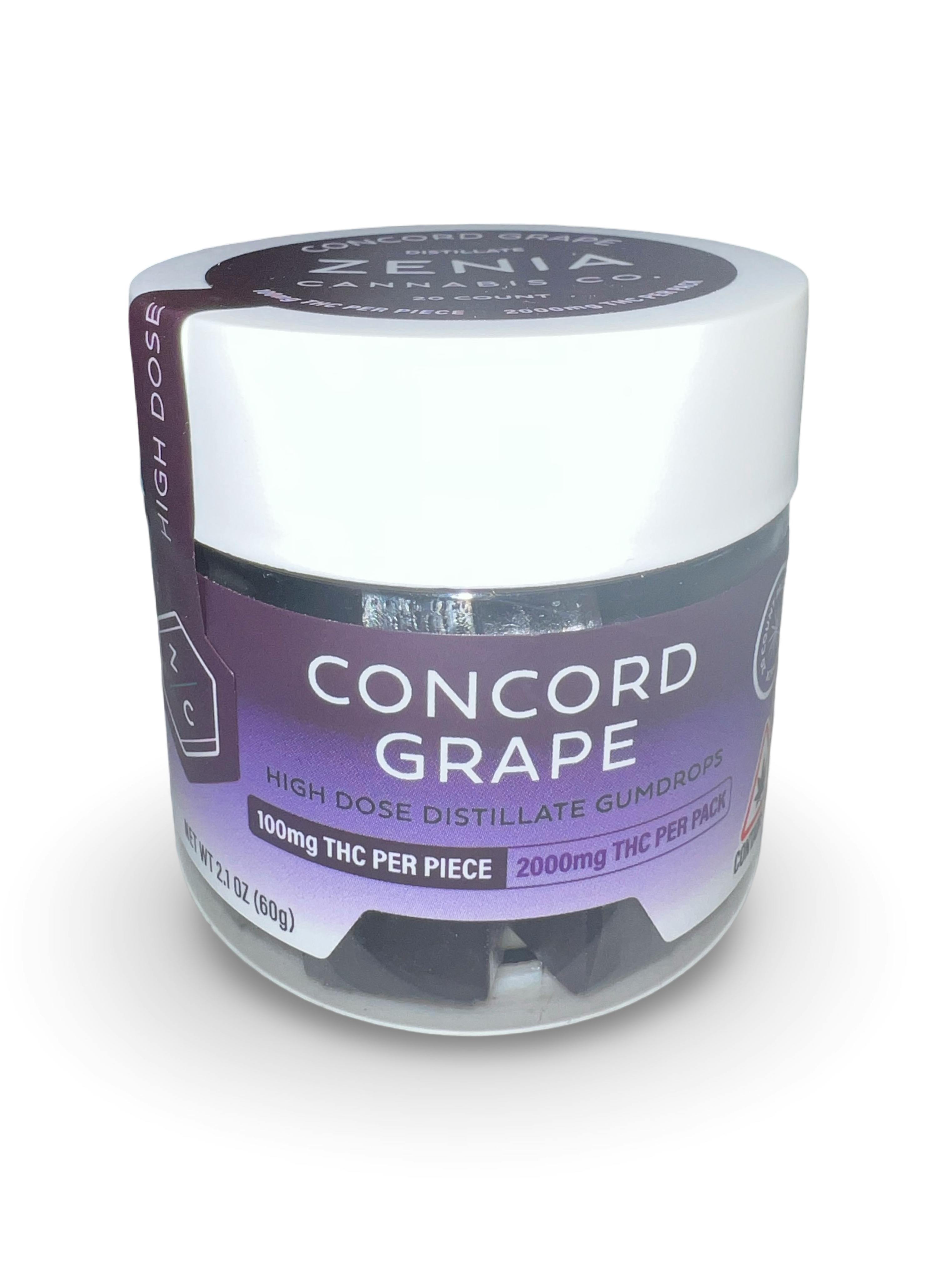 Indico - Concord Grape 100mg High Dose Gummies | Zenia - 1