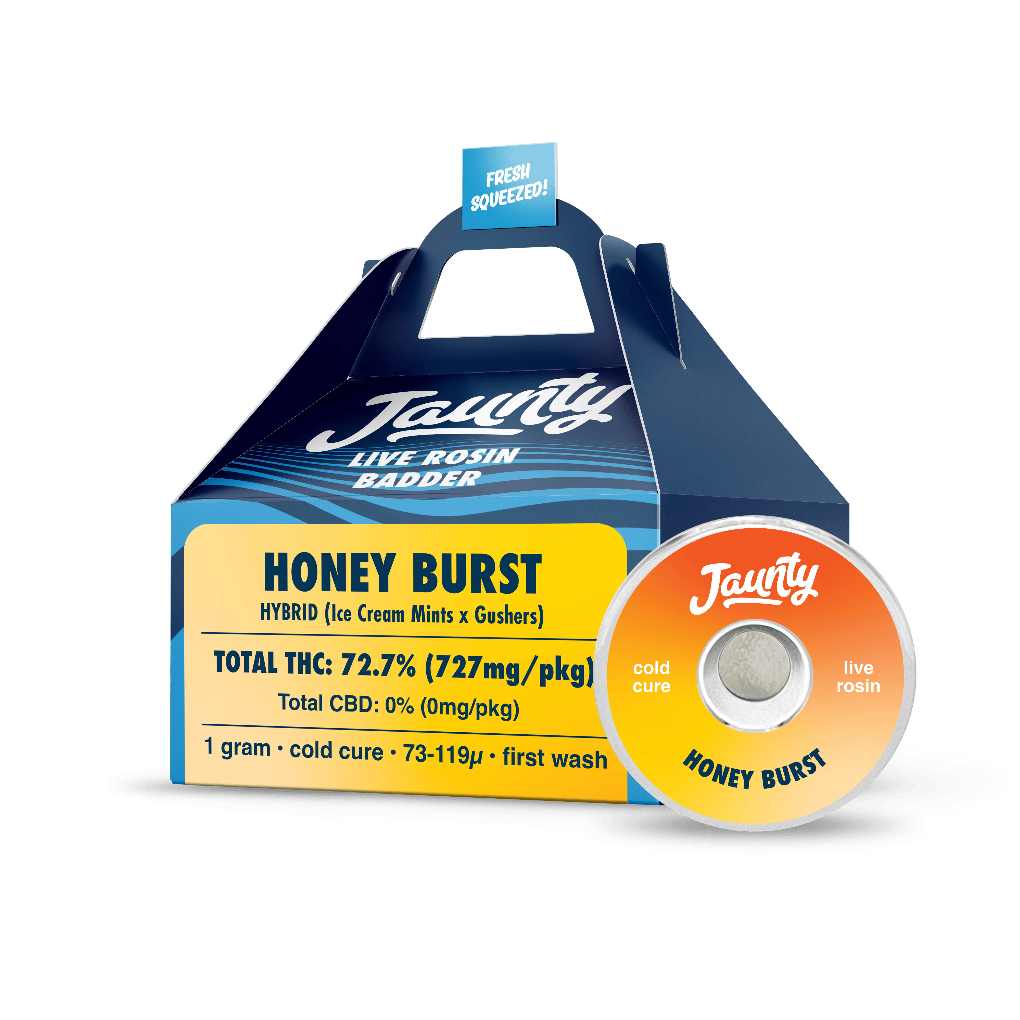 Jaunty - Honey Burst | Live Rosin | 1g - 1