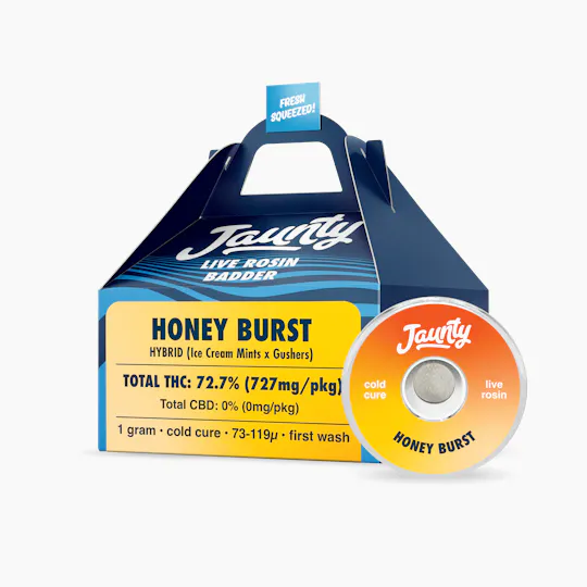 Jaunty - Honey Burst | Live Rosin | 1g - 1