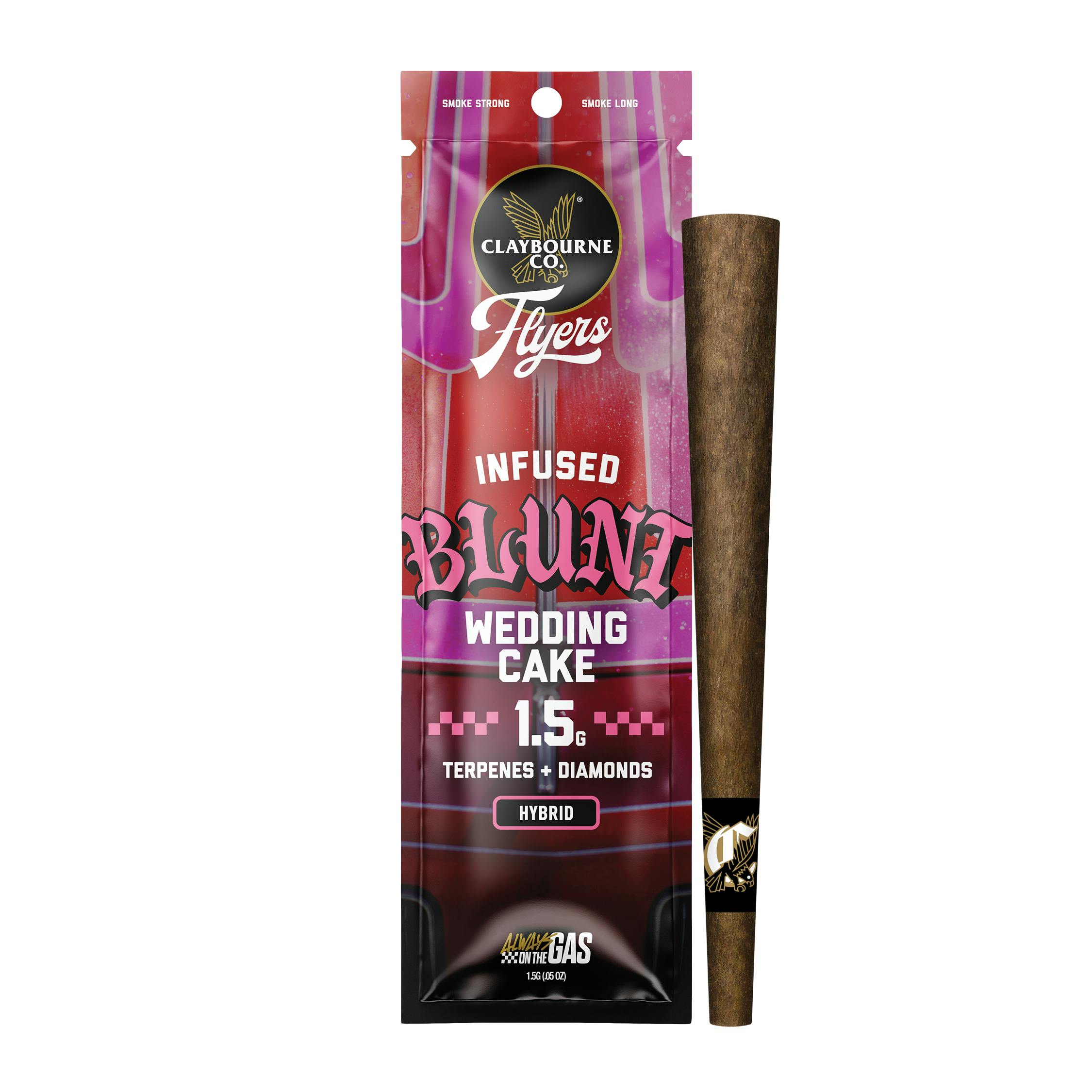 Claybourne Co. - Wedding Cake (1.5g) - Flyers Infused Blunt - 1
