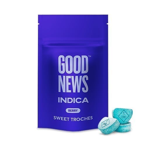 Good News - Blue Raspberry Troches | 100mg | 10ct | 10mg/ea - 1