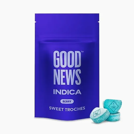 Good News - Blue Raspberry Troches | 100mg | 10ct | 10mg/ea - 1