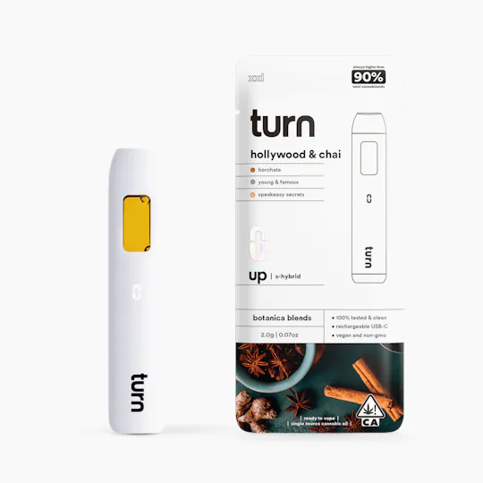 turn - Hollywood & Chai | Botanica Blends | AIO | Sativa - 1
