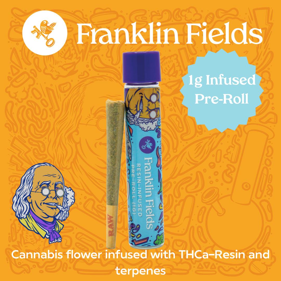 Franklin Fields - Franklin Fields Infused Pre Roll Purple Sangria 1g - 1