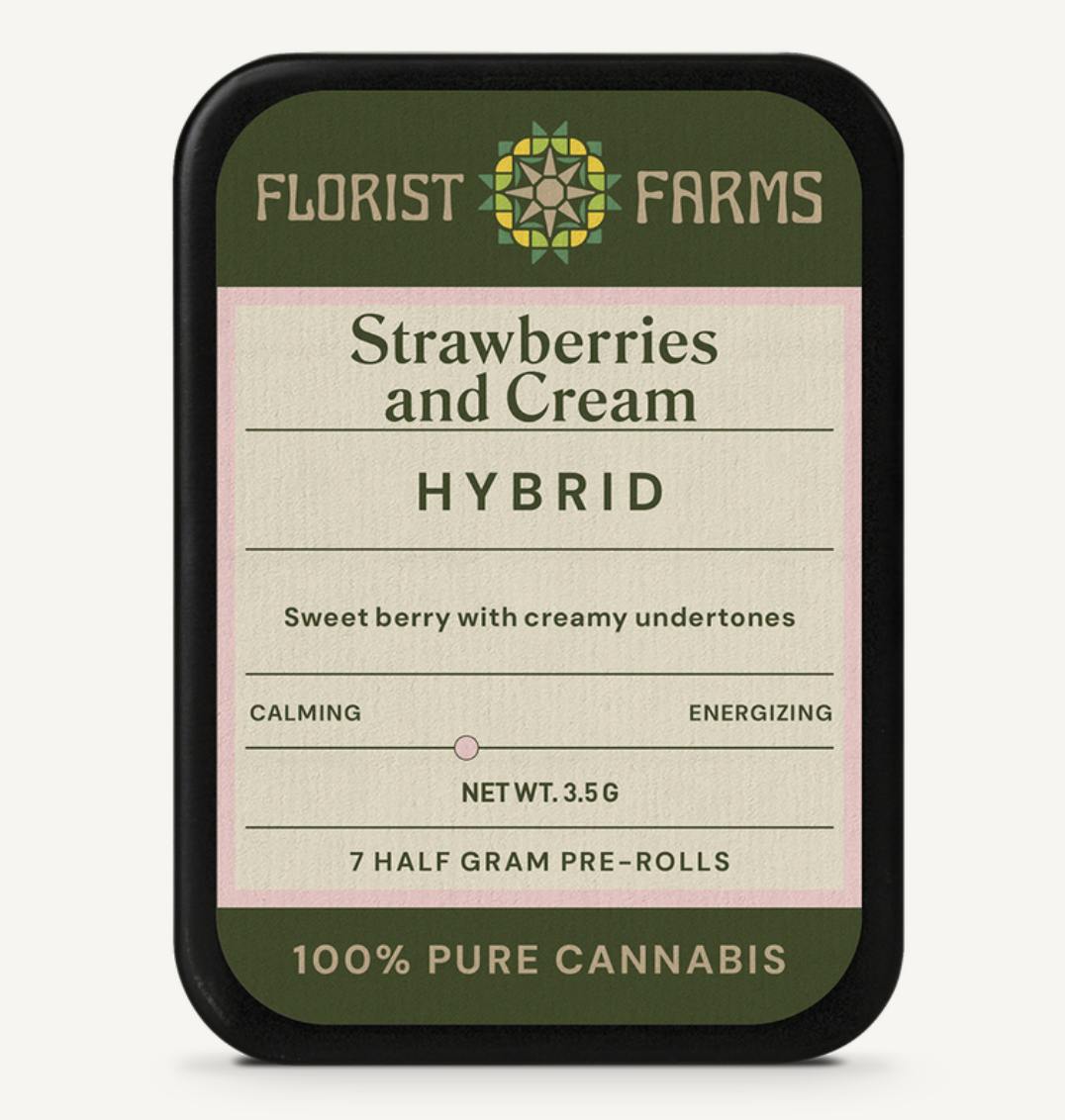Florist Farms - Florist Farms | Strawberries and Cream | Minis | 0.5g each | 7pk - 1