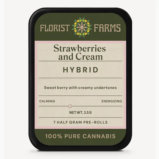 Florist Farms - Florist Farms | Strawberries and Cream | Minis | 0.5g each | 7pk - 1