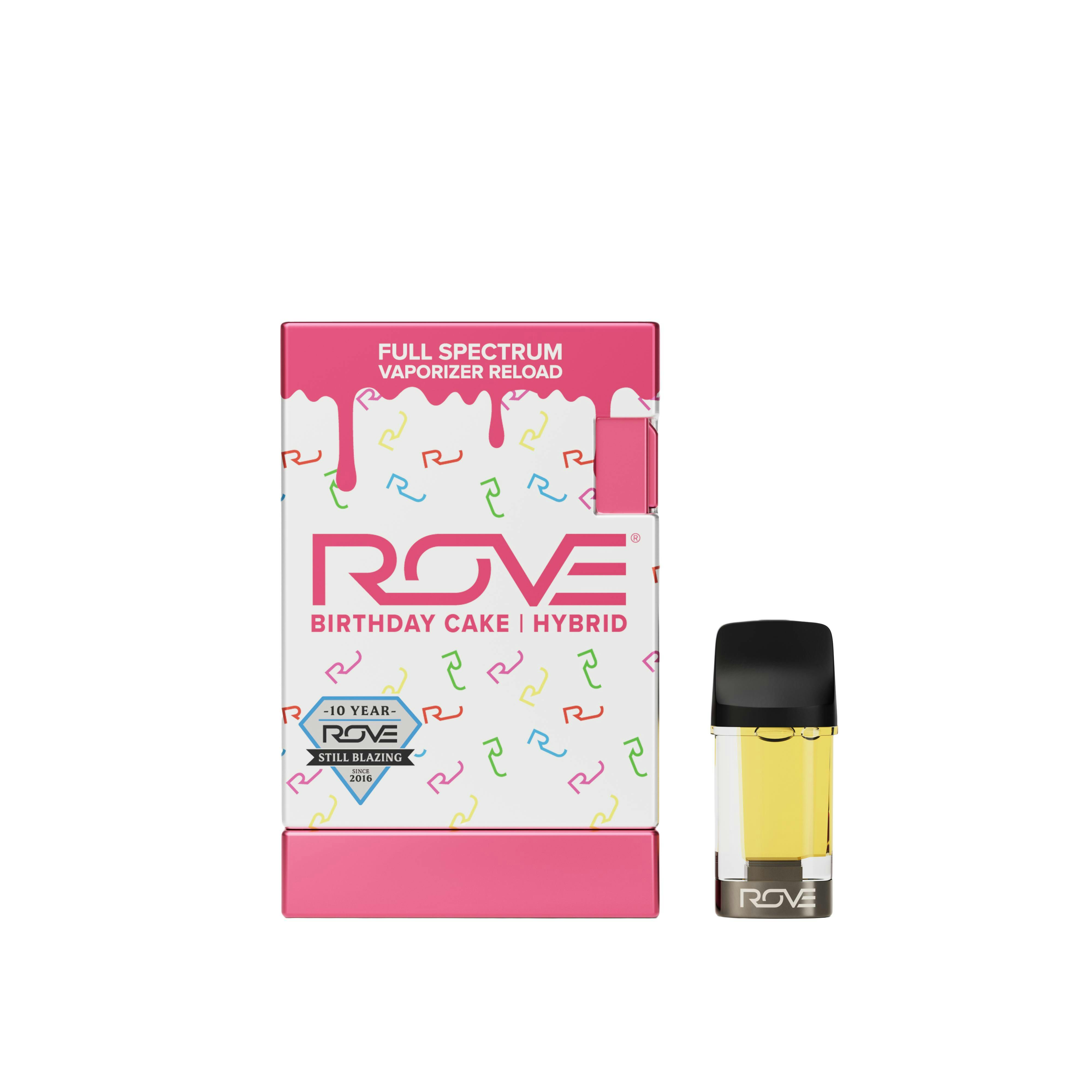ROVE - Birthday Cake | Melted Diamond Live Resin Vaporizer | 1.0g (Reload) - 1