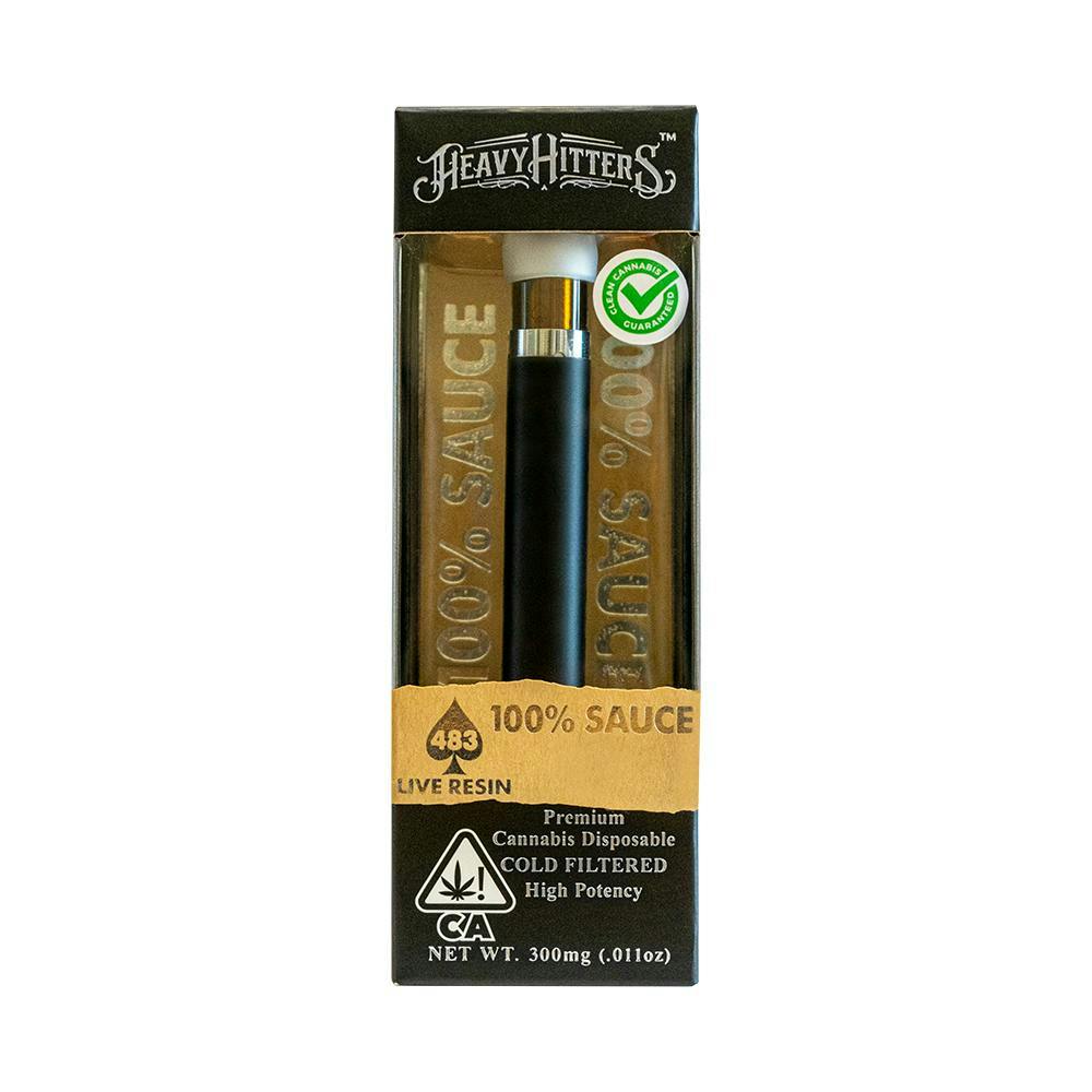 Heavy Hitters - Jack Herer | 483 Live Resin Disposable | 0.3g - 1