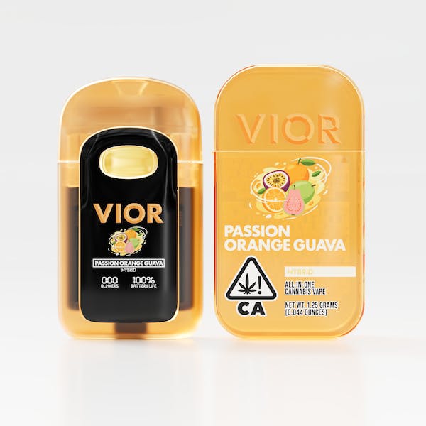 Vior Extracts - Passion Orange Guava | Premium Cannabis Oil Disposable | 1.25g - 1
