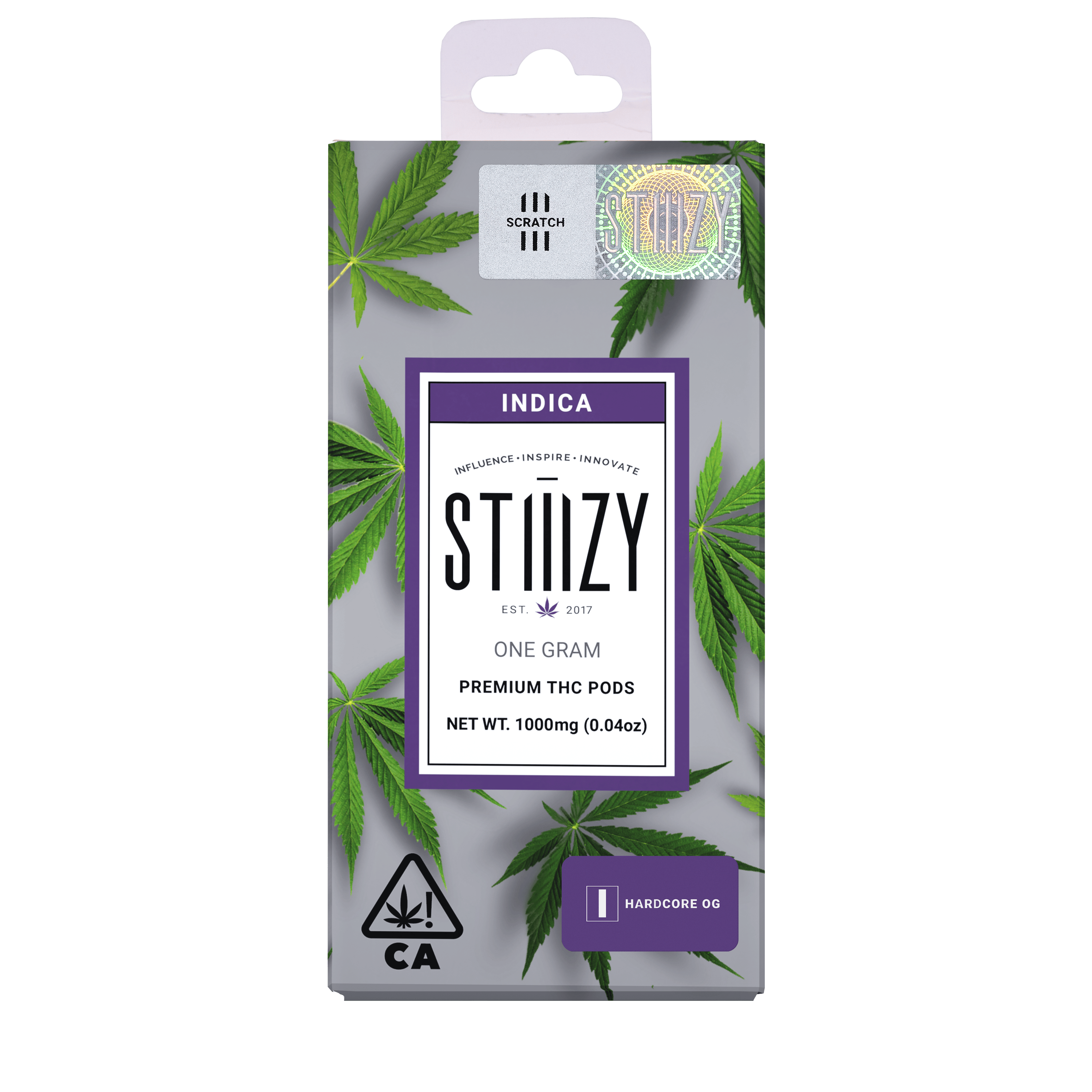 STIIIZY - Vape Cartridge - HARDCORE OG 1G Original THC Pod - STIIIZY - 1