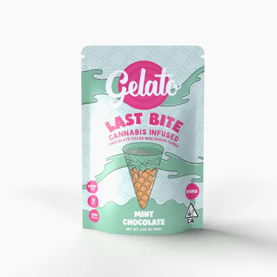 Gelato - Gelato | Mint Chip Chocolate Mini Cones | 100mg | 10ct | 10mg/ea - 1