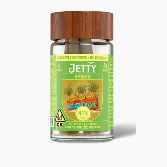 Jetty Extracts - Pineapple Express x Cherry Burger | Infused Minis | 0.5g each | 5pk - 1