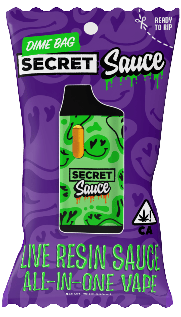 Dime Bag - Zerealz | Secret Sauce Live Resin Disposable | 1g - 1