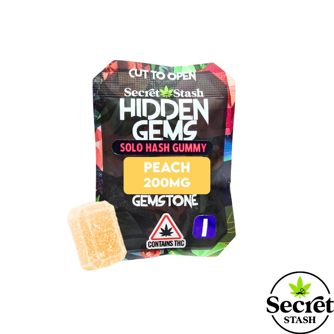 Secret Stash - Secret Stash | Hidden Gems | Solo | Hash | Peach | Indica | 200mg - 1
