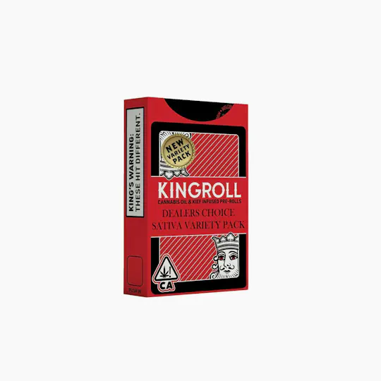 Kingroll - Sativa Variety Pack #8 | Infused Joints | 0.75g each | 4pk - 1