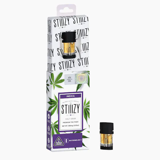 STIIIZY - Vape Cartridge - WATERMELON Z .5G Original THC Pod - STIIIZY - 1
