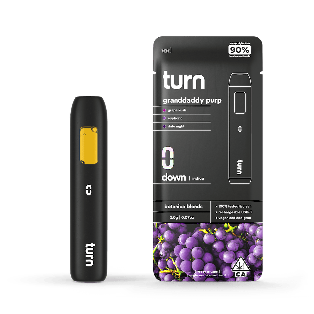 turn - Granddaddy Purp | Botanica Blends | AIO | Indica (2) - 1