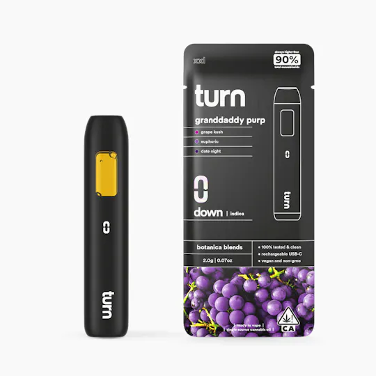 turn - Granddaddy Purp | Botanica Blends | AIO | Indica (2) - 1