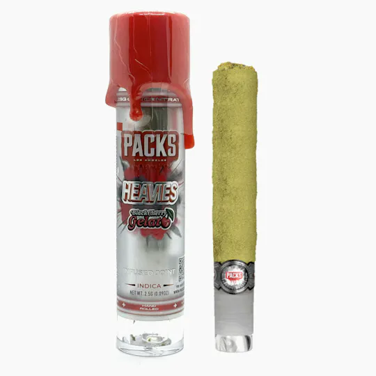 PACKS Los Angeles - Black Cherry Gelato | Infused Joints | 1.25g each | 2pk - 1