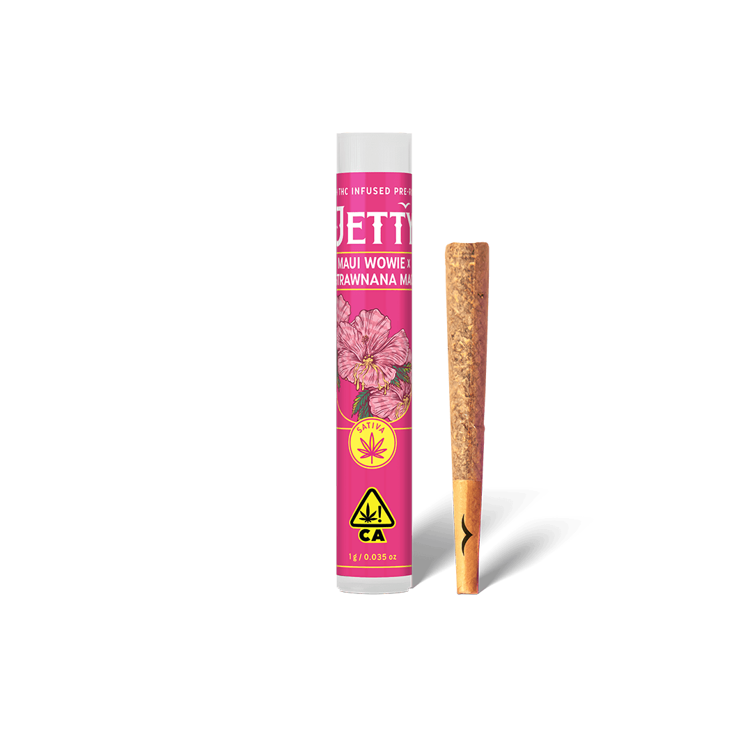 Jetty Extracts - Tangie Cookie Burger x Strawnana Mac | Infused Joint | 1g - 1
