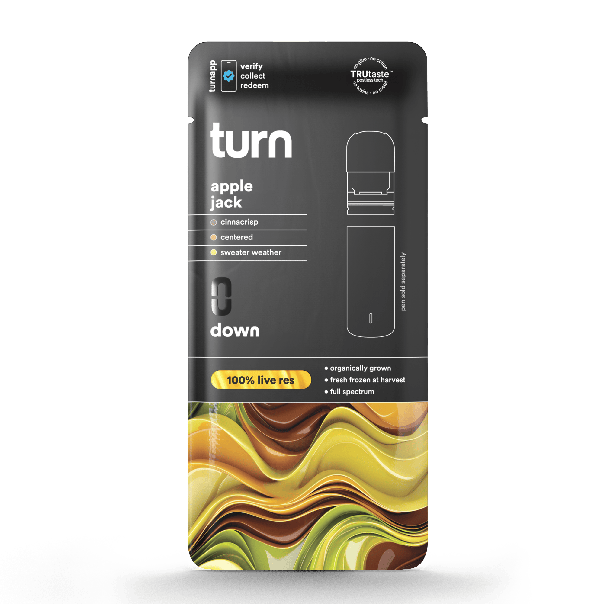 turn - Apple Jacks | 100% Live Resin | Indica-Hybrid - 1