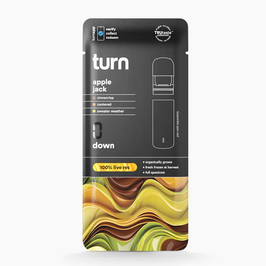 turn - Apple Jacks | 100% Live Resin | Indica-Hybrid - 1