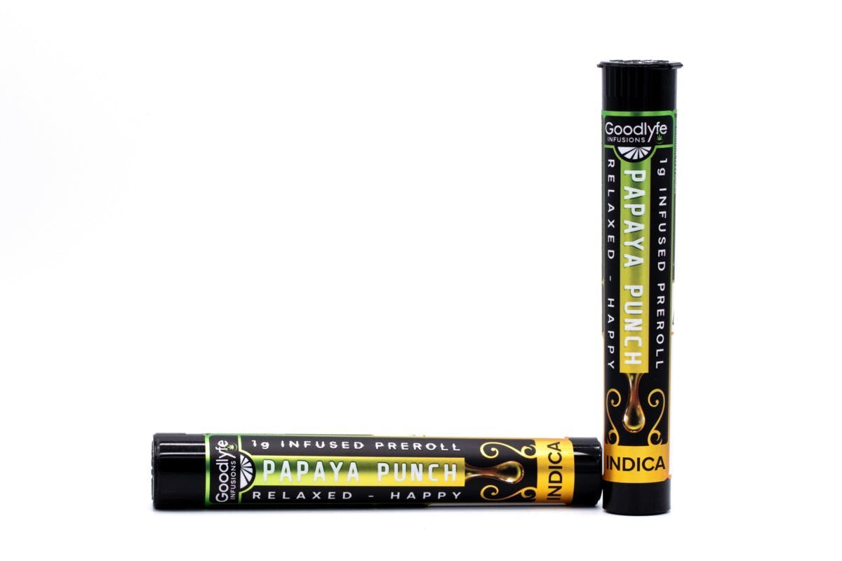 Goodlyfe Farms - Papaya Punch | Infused Joints | 1g - 1