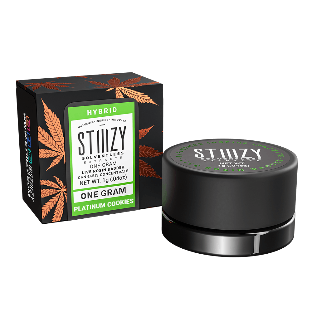 STIIIZY - - PLATINUM COOKIES - Live Rosin Badder - 1