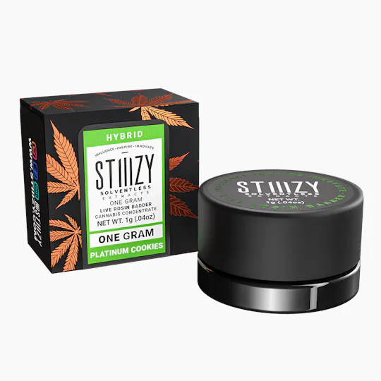 STIIIZY - - PLATINUM COOKIES - Live Rosin Badder - 1
