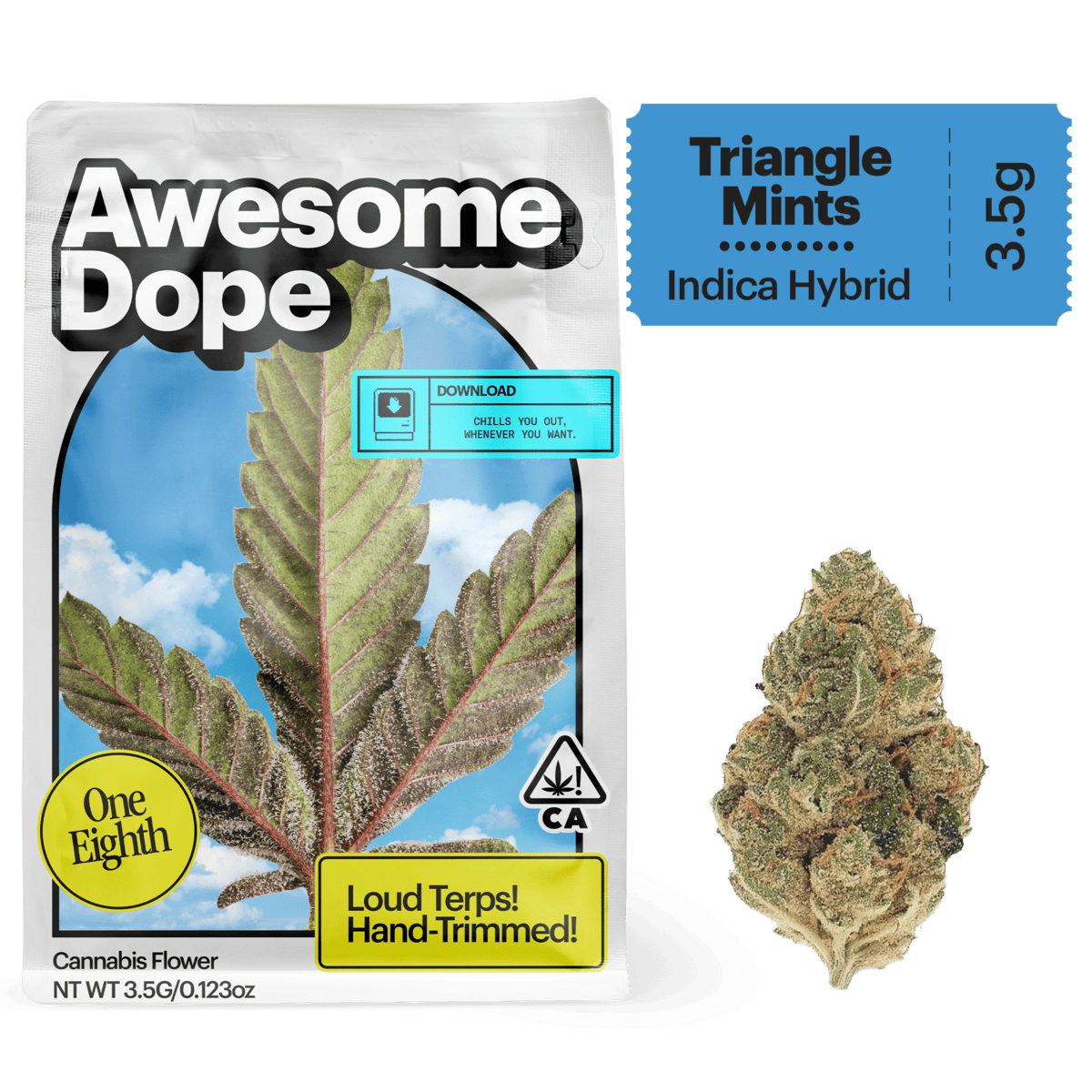 Awesome Dope - Triangle Mints | Big Buds | 3.5g - 1