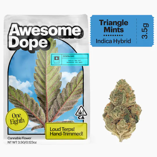 Awesome Dope - Triangle Mints | Big Buds | 3.5g - 1
