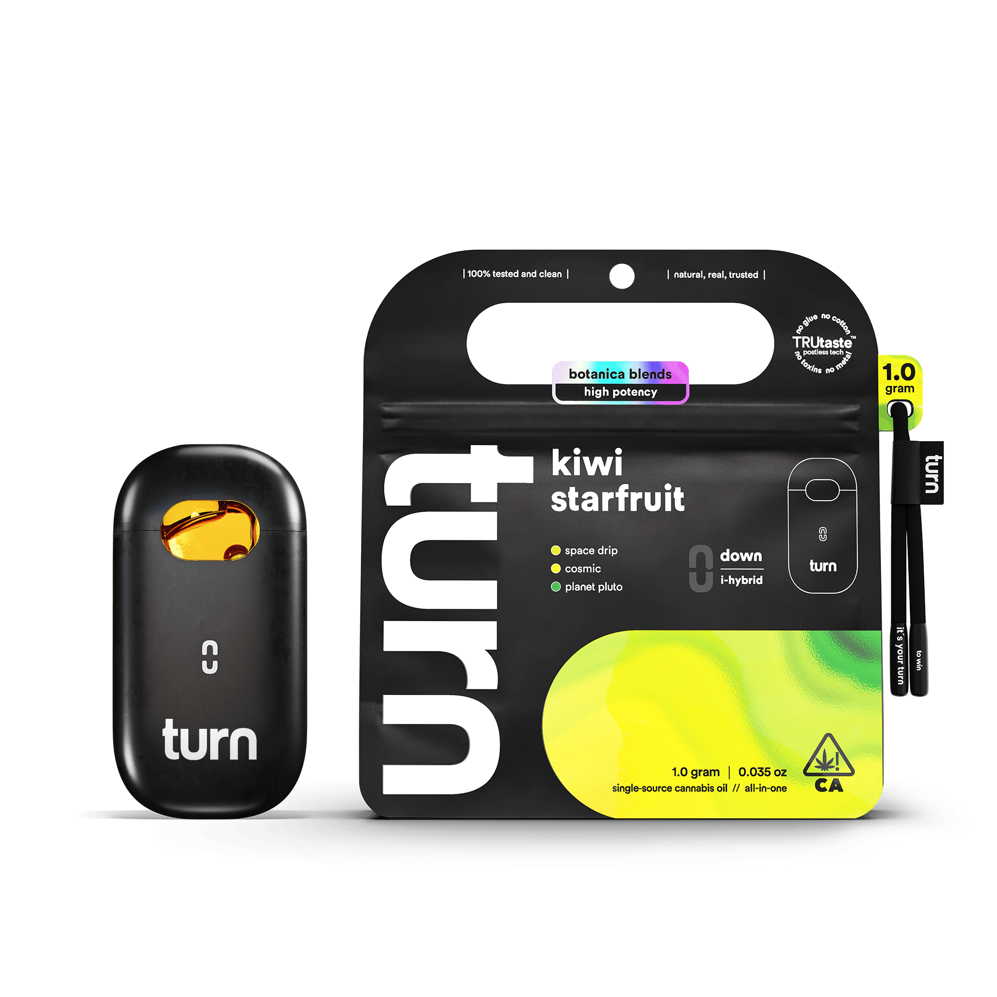 turn - Kiwi Starfruit | Botanica Blends | AIO | Indica-Hybrid - 1