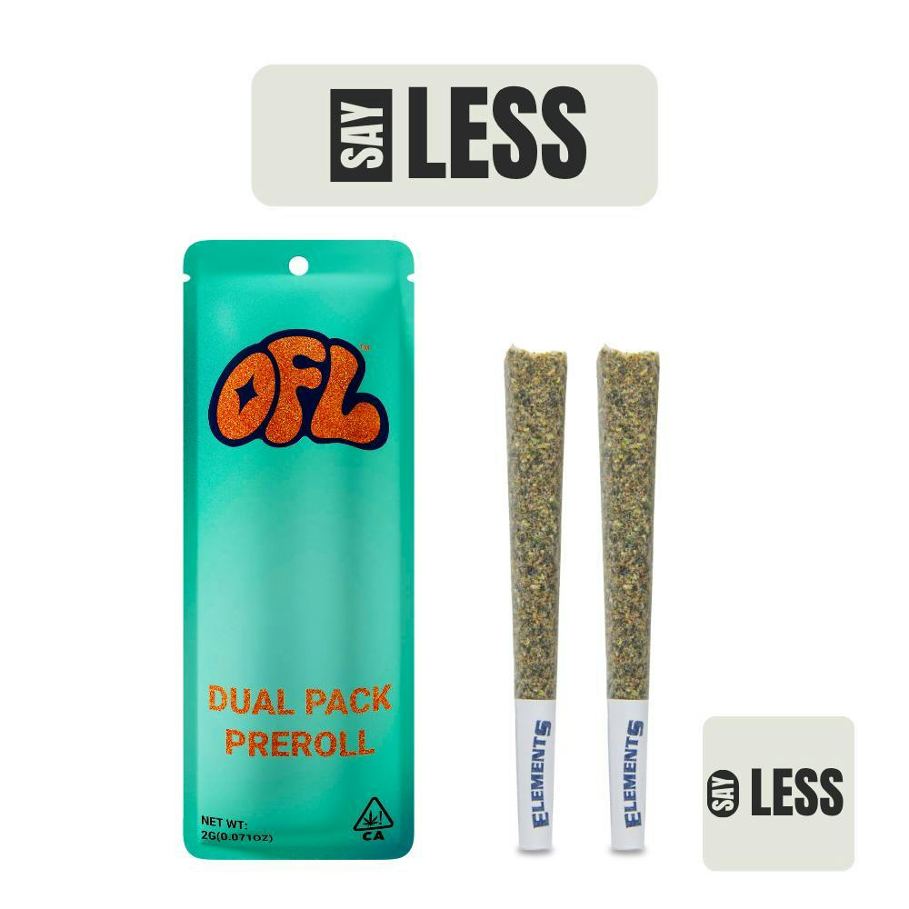 Oakfruitland (OFL) - Say Less | Joints | 1g each | 2pk - 1