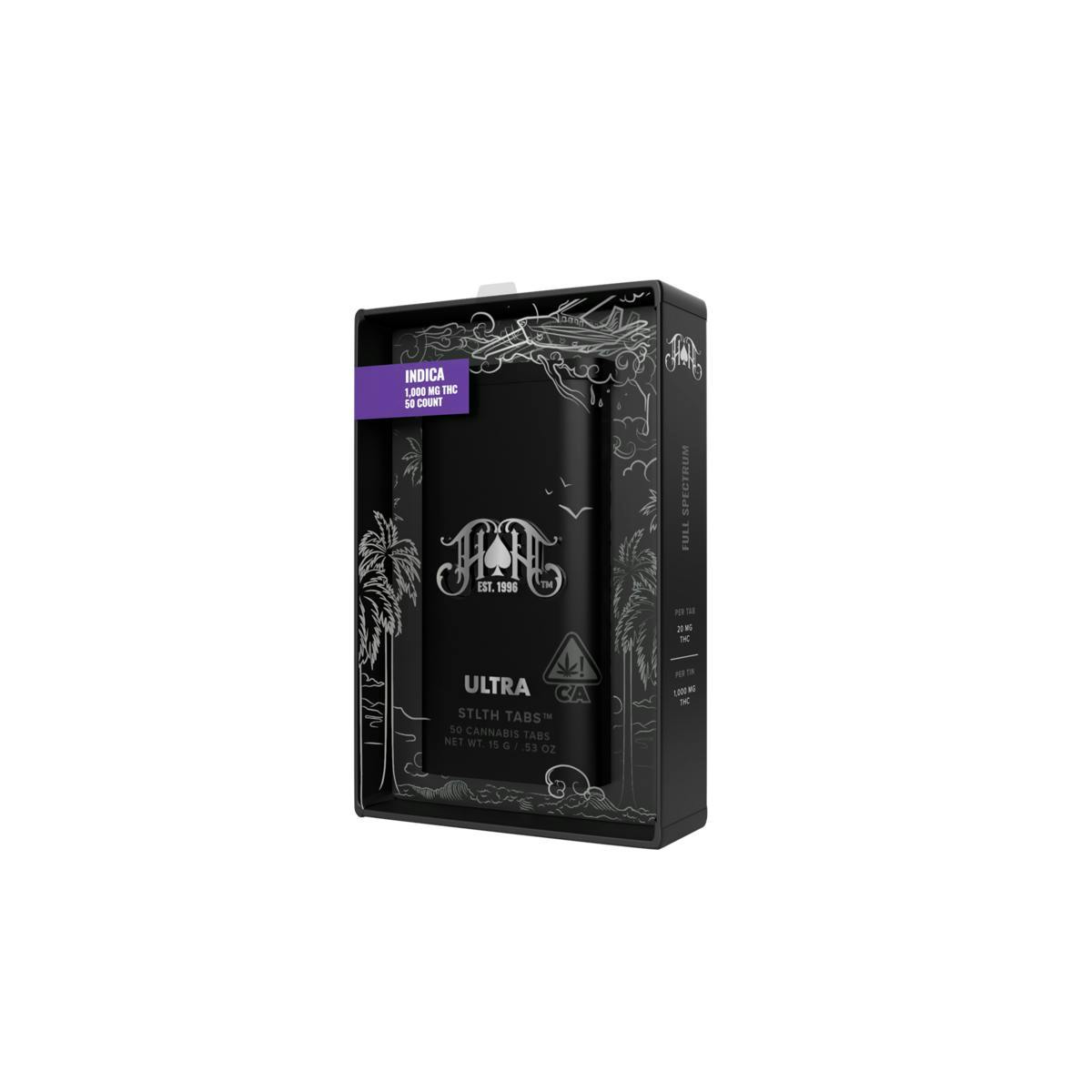 Heavy Hitters - Ultra | Indica | Stlth Tablets | 1000mg THC | 50ct | 20mg/ea - 1