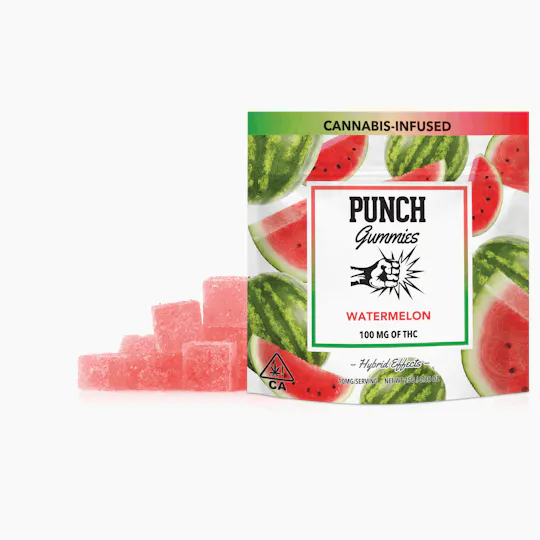 Punch Edibles & Extracts - Punch | Watermelon | Hybrid | Gummies | 100mg - 1