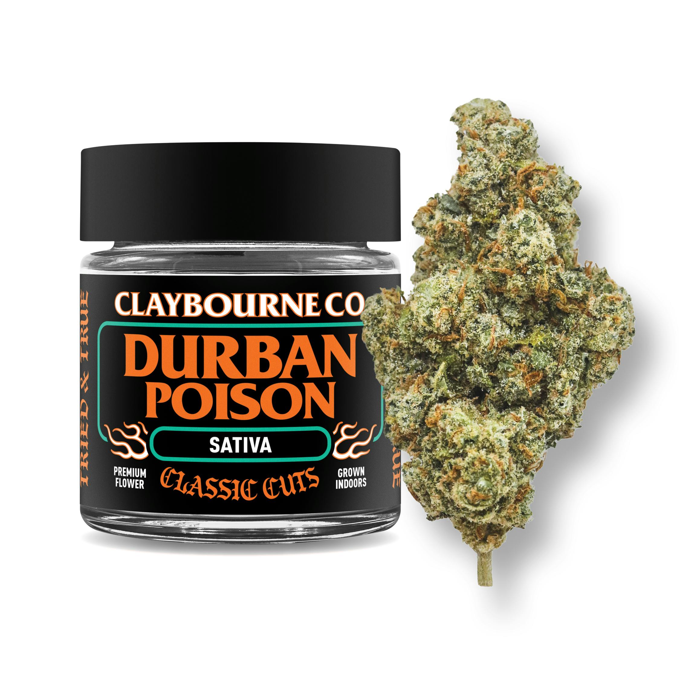 Claybourne Co. - Durban Poison (3.5g) - Classic Cuts - 1