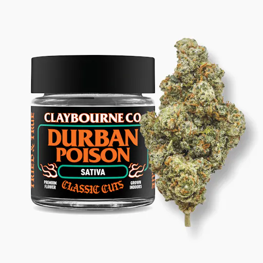 Claybourne Co. - Durban Poison (3.5g) - Classic Cuts - 1