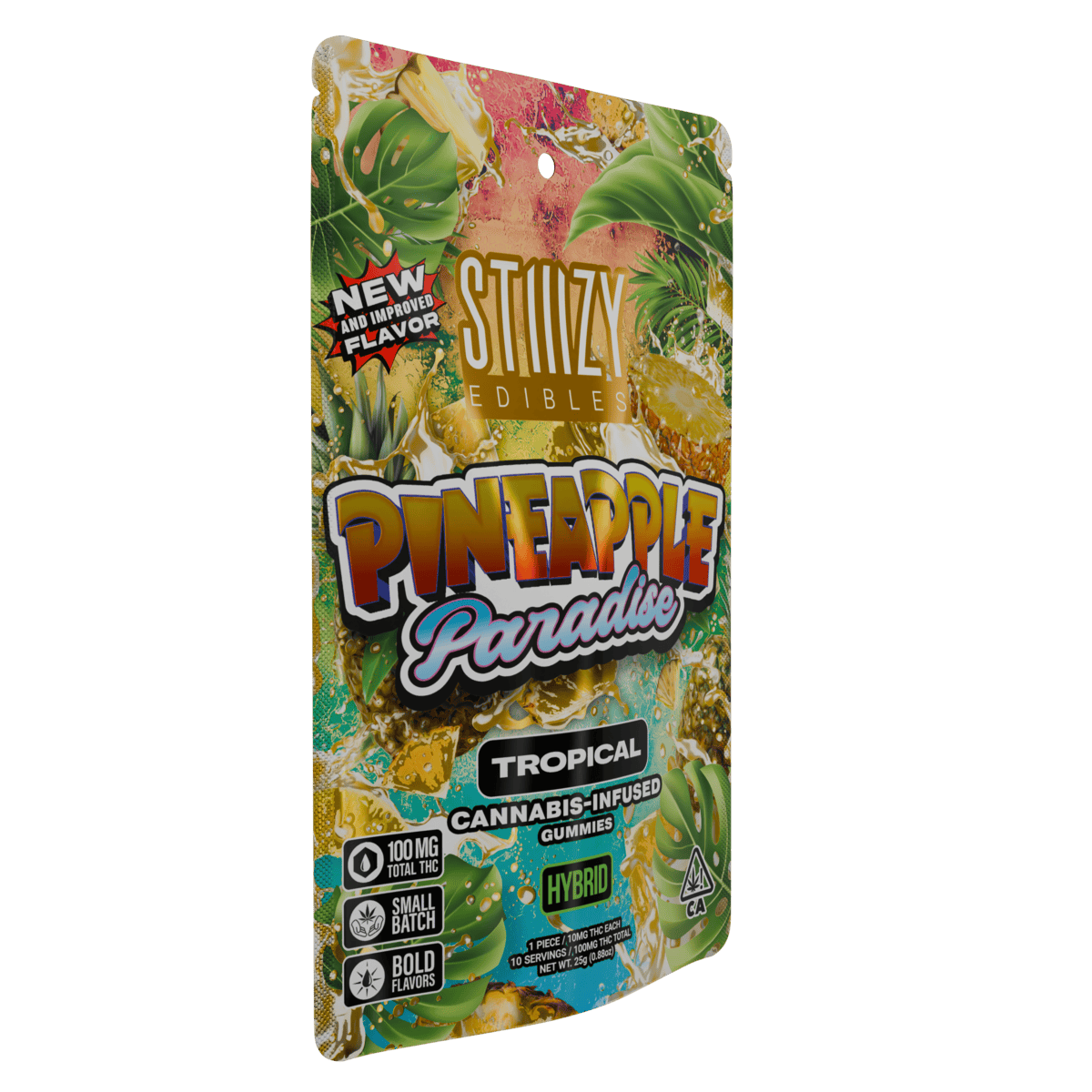 STIIIZY - - PINEAPPLE PARADISE - 100MG TROPICAL EDIBLES - 1
