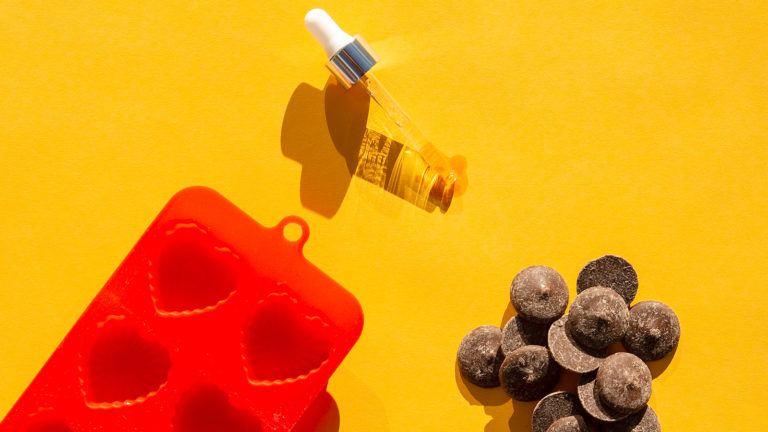 Click to see a larger version of the image cannabis CBD tincture edibles