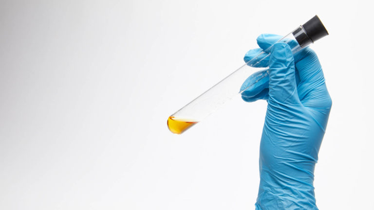 Click to see a larger version of the image CBD oil research lab testing