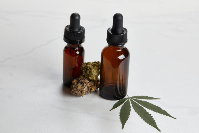 Click to see a larger version of the image CBD weed tincture